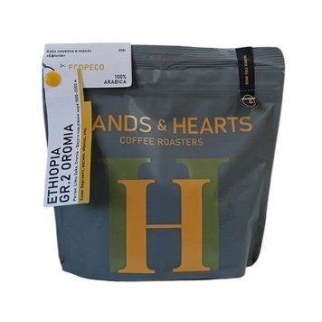 Спешелті кава (specialty) в зернах Hands&Hearts Ethiopia Oromia 250 г HH12 фото