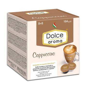 Кава в капсулах DG Dolce Aroma Cappuccino 16 шт DG-DA-CC фото