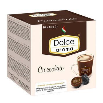 Гарячий шоколад у капсулах DG Dolce Aroma Cioccolato 16 шт DG-DA-CI фото