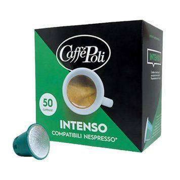 Кава в капсулах N Caffe Poli Intenso 5.2 г х 50 шт nespresso16 фото