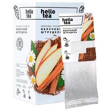 Чай пакетований Hello Tea Яблучний Штрудель 20 шт HT13 фото