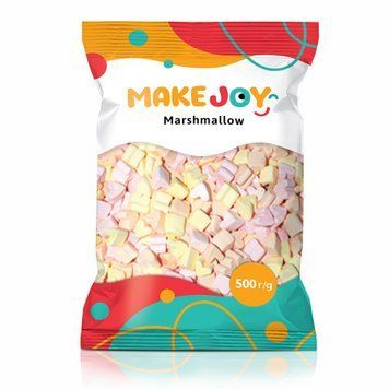 Маршмеллоу Make Joy Mini Max кольоровий (жовтий та рожевий) 500 г m500c фото