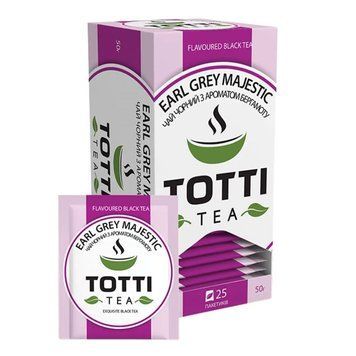 Чай пакетований Totti Tea Ерл Грей Маджестік 25 шт TT02 фото