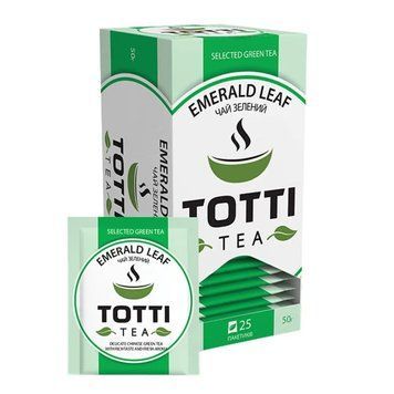 Чай пакетований Totti Tea Смарагдовий лист 25 шт TT03 фото