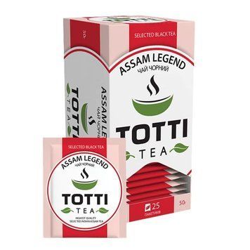 Чай пакетований Totti Tea Легендарний Ассам 25 шт TT07 фото