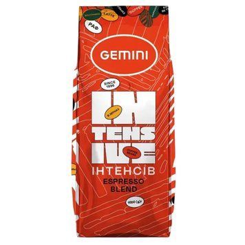 Кава в зернах Gemini Intensive Espresso Blend 1 кг gemini6 фото