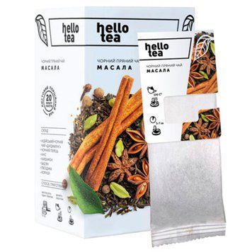 Чай пакетований Hello Tea Масала 20 шт HT10 фото