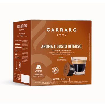Кава в капсулах DG Carraro Aroma E Gusto Intenso 16 шт DG-C-AEGI фото